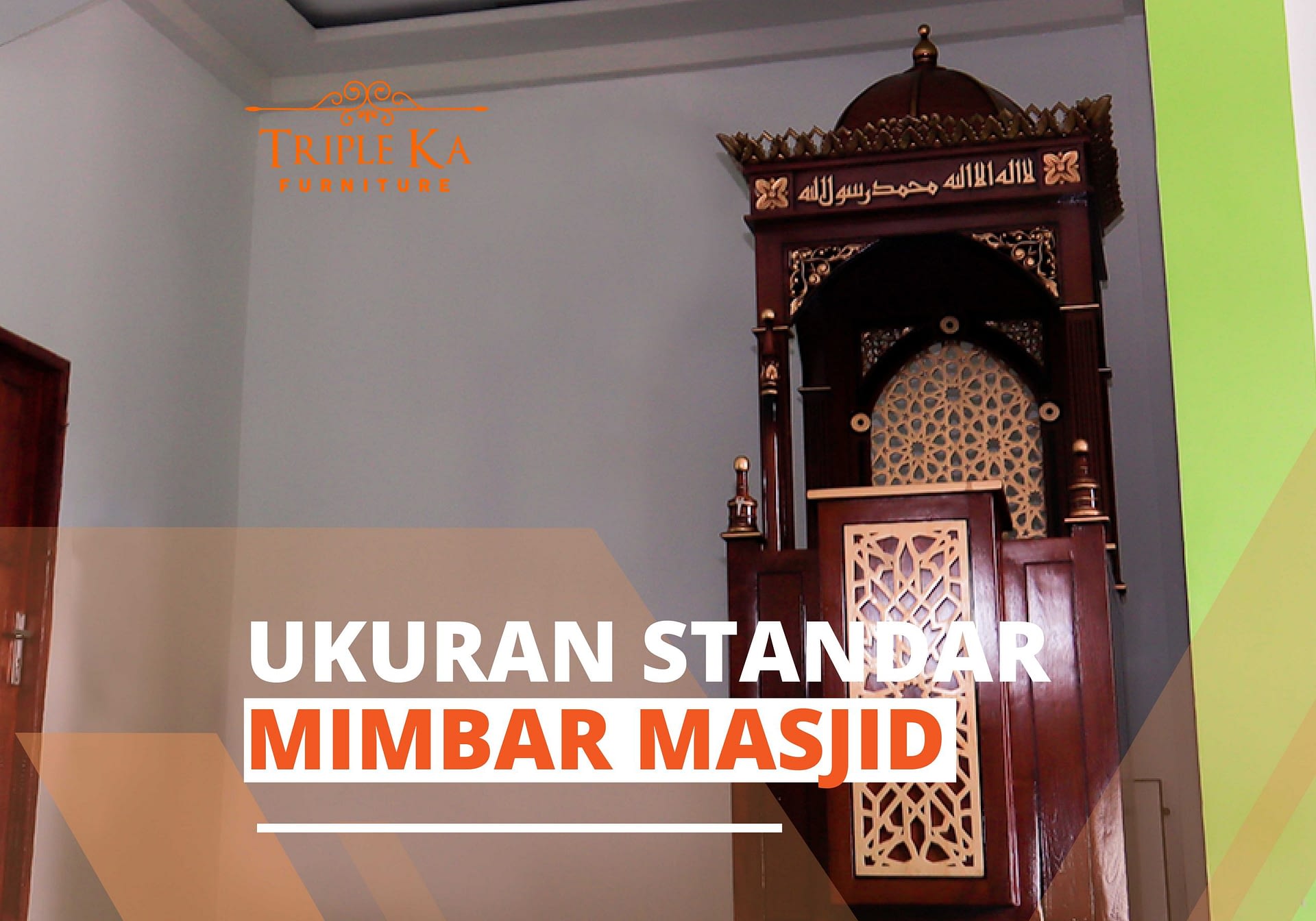 Ukuran Standar Mimbar Masjid (2)