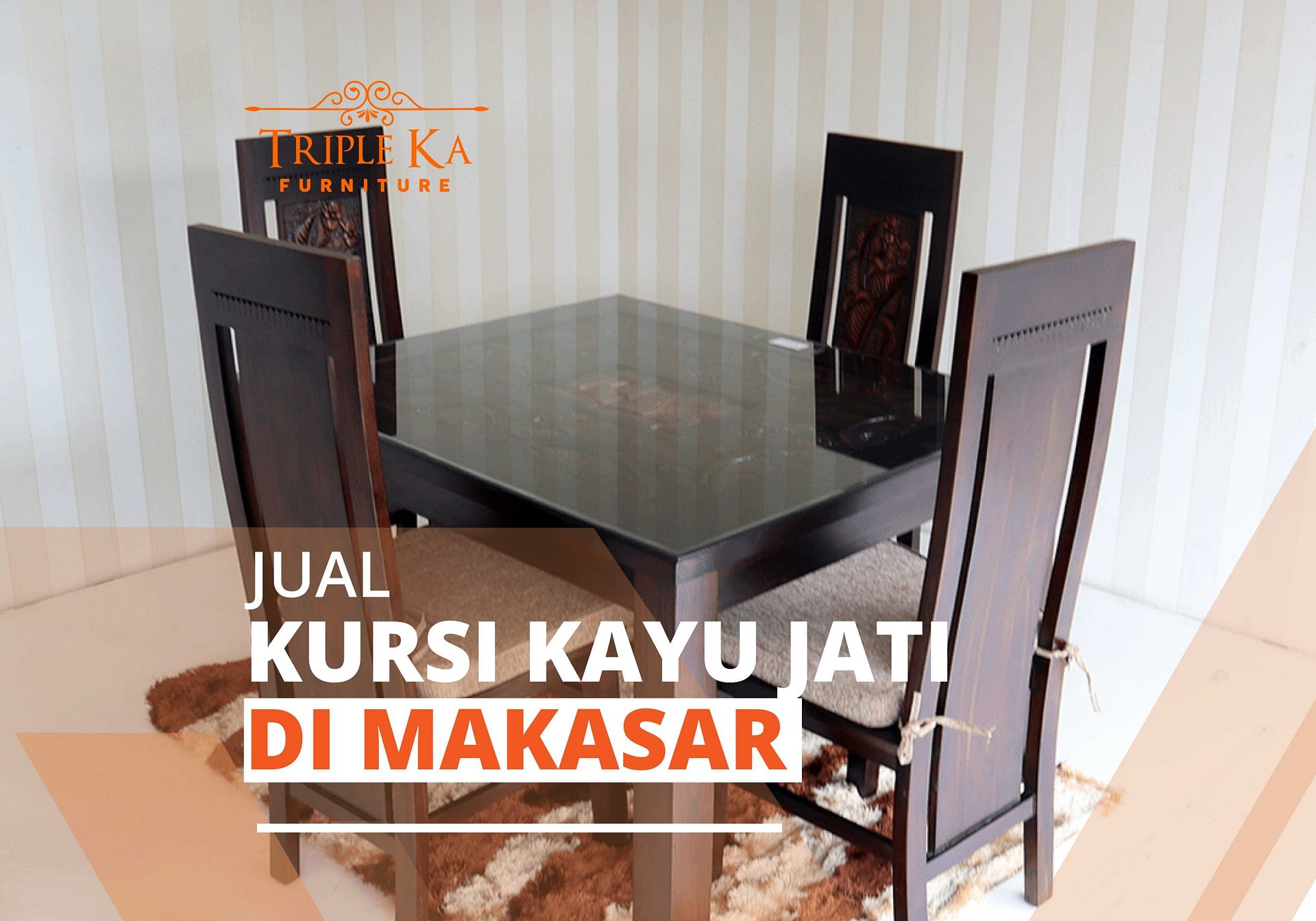 Jual Kursi Kayu Jati Makassar