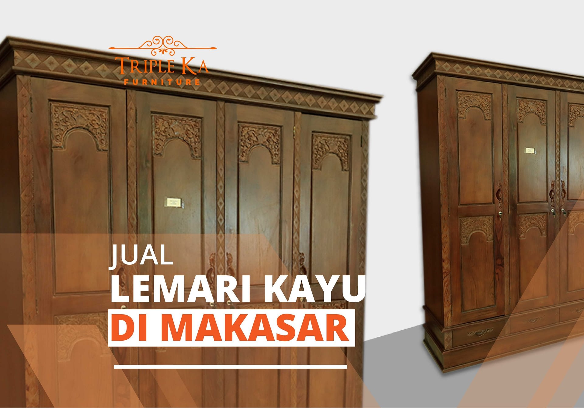 Jual Lemari Kayu Makassar