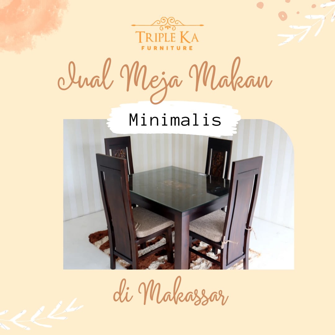jual meja makan minimalis di Makassar